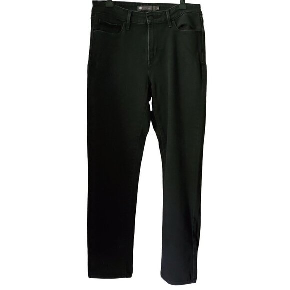 levi's Black Washed Stretch Mid Rise Skinny 5 Pocket Denim Jeans Size 12 - Picture 2 of 9